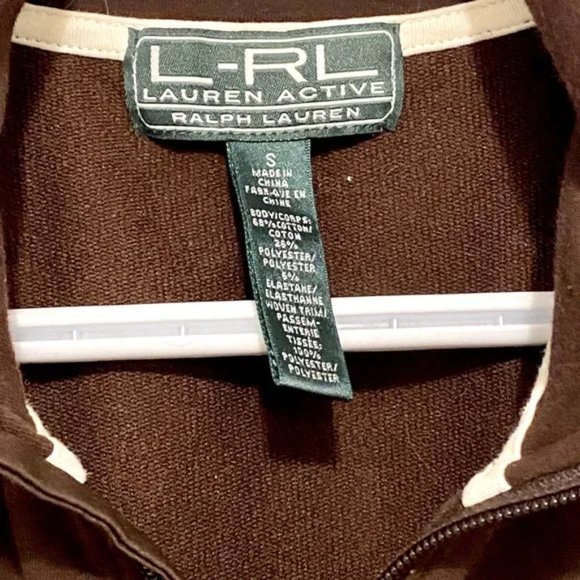 Ralph Lauren Couture Shacket | Zip-up Jacket, Chocolate Brown | Size S - Picture 3 of 4